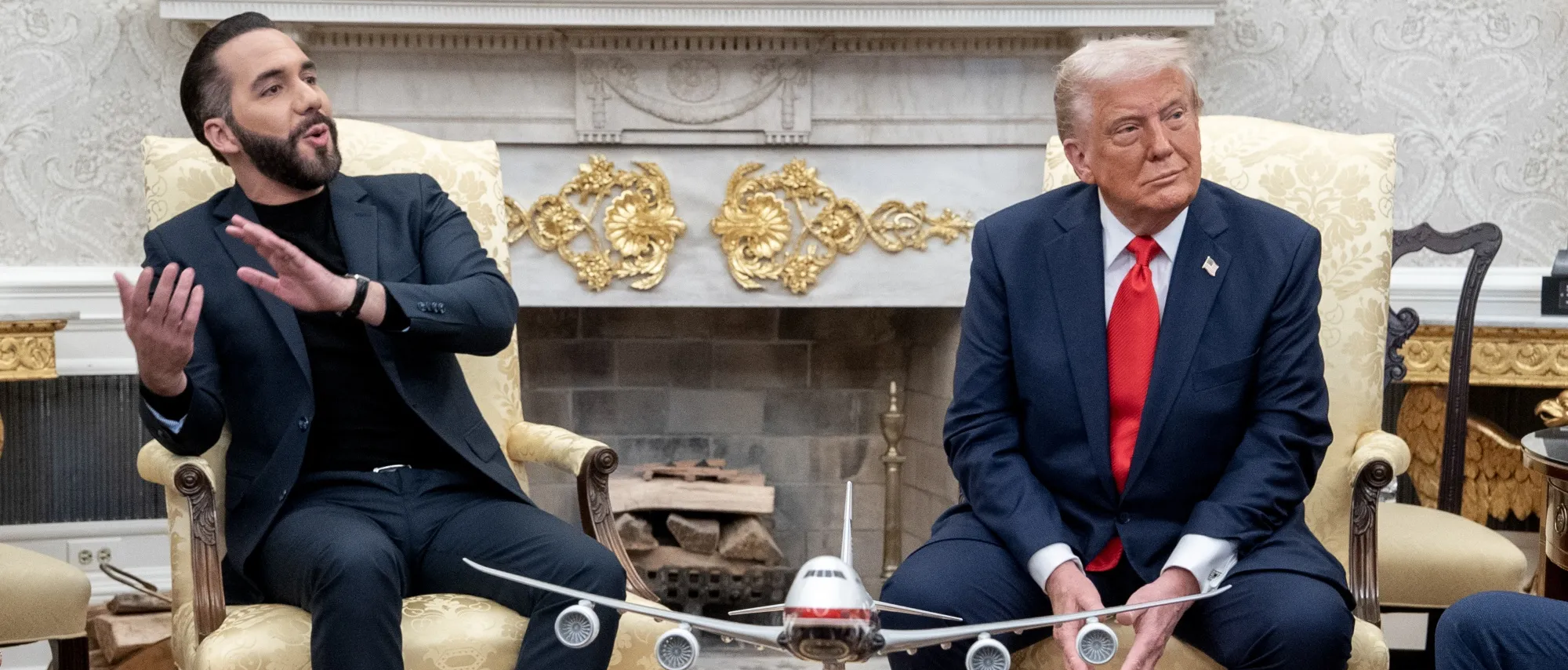 Trump and Bukele in the White House